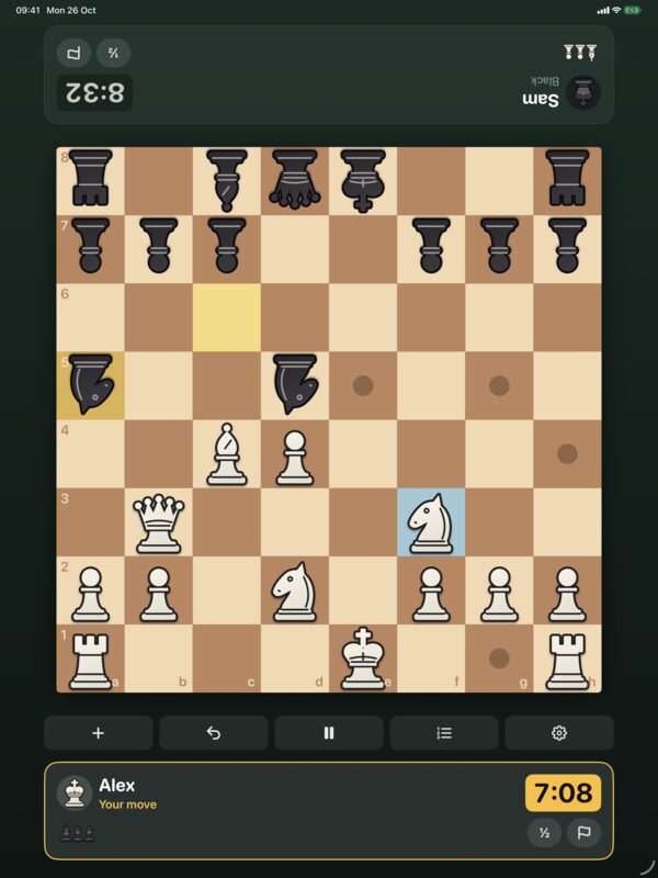 TableChess on iPad